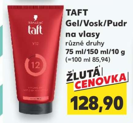 TAFT Gel/Vosk/Pudr na vlasy