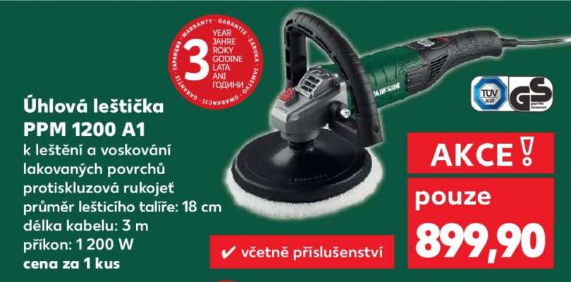 Úhlová leštička PPM 1200 A1