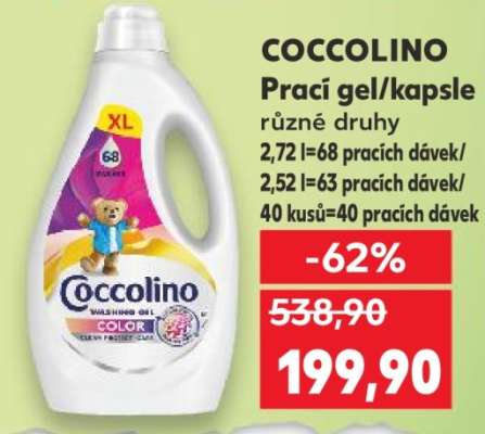 COCCOLINO Prací gel/kapsle
