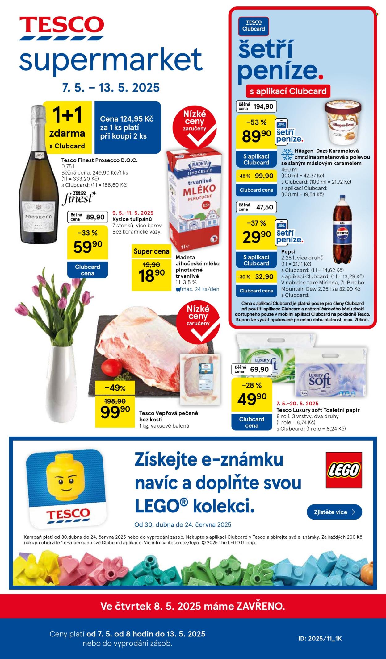 Leták TESCO supermarket - 7. 5. 2025 - 13. 5. 2025. 