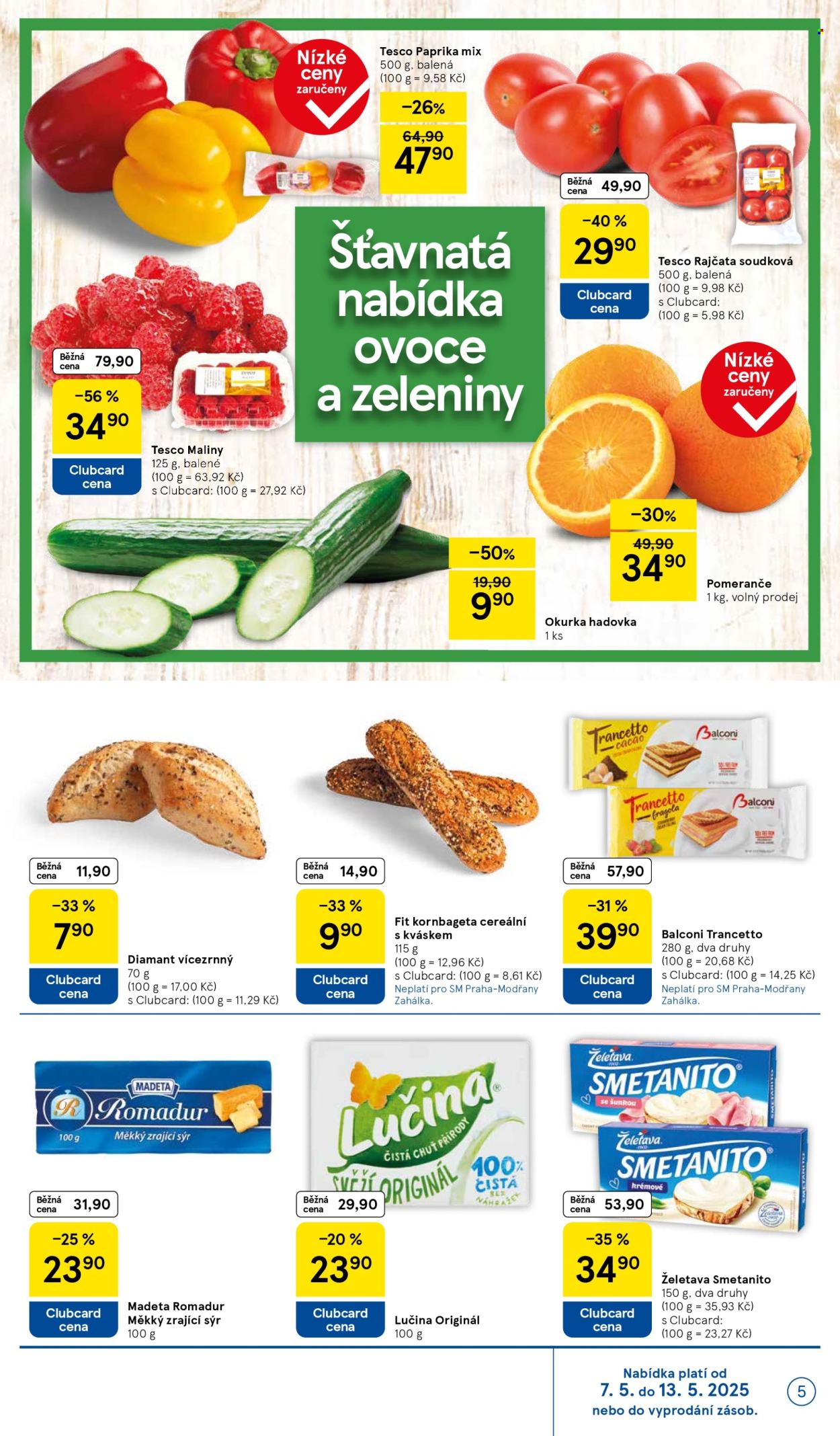 Leták TESCO supermarket - 7. 5. 2025 - 13. 5. 2025. 