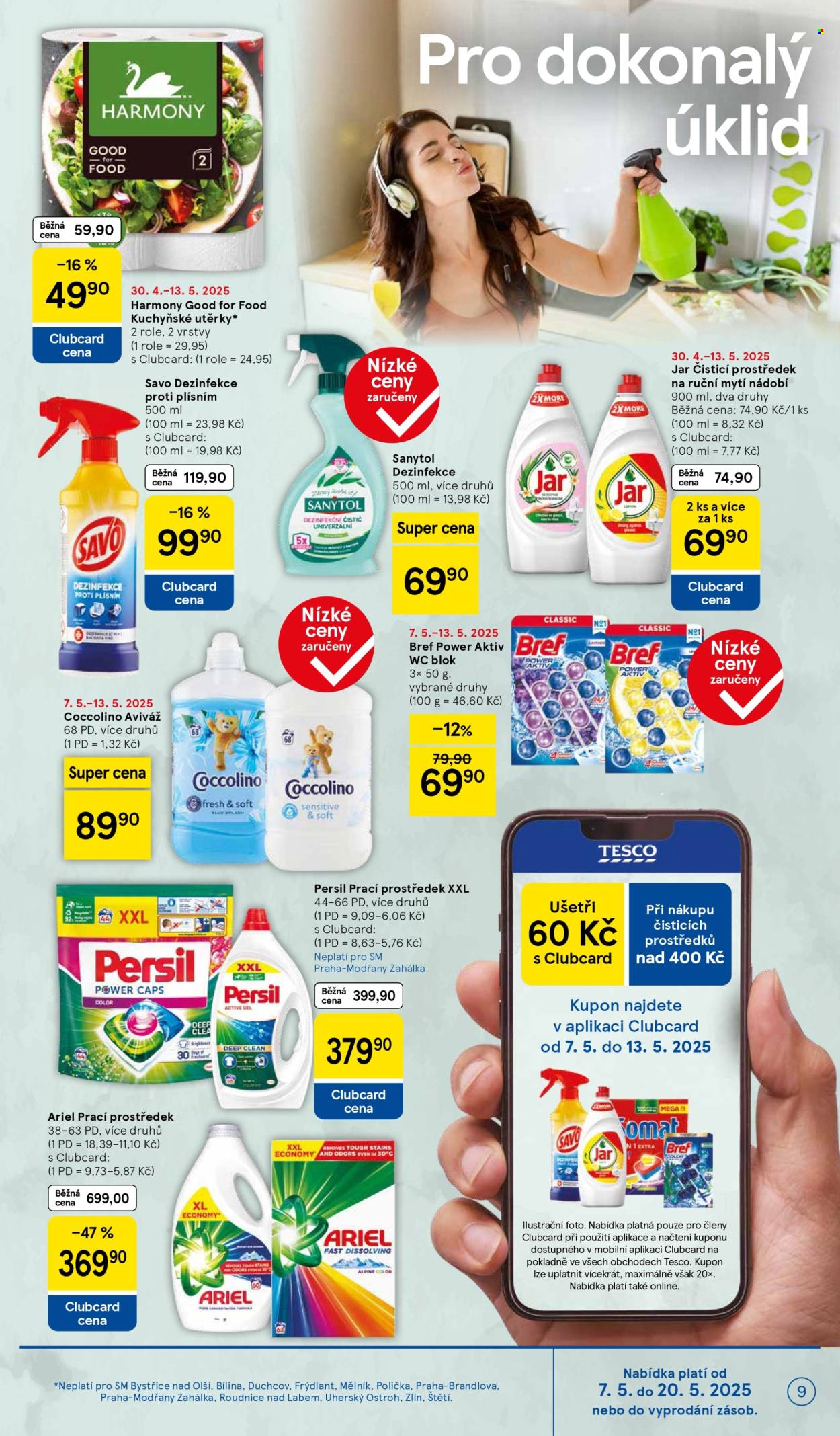 Leták TESCO supermarket - 7. 5. 2025 - 13. 5. 2025. 