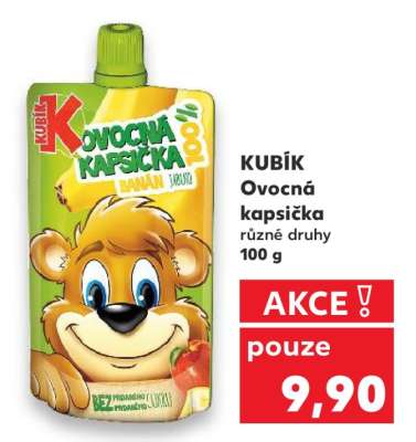 KUBÍK Ovocná kapsička
