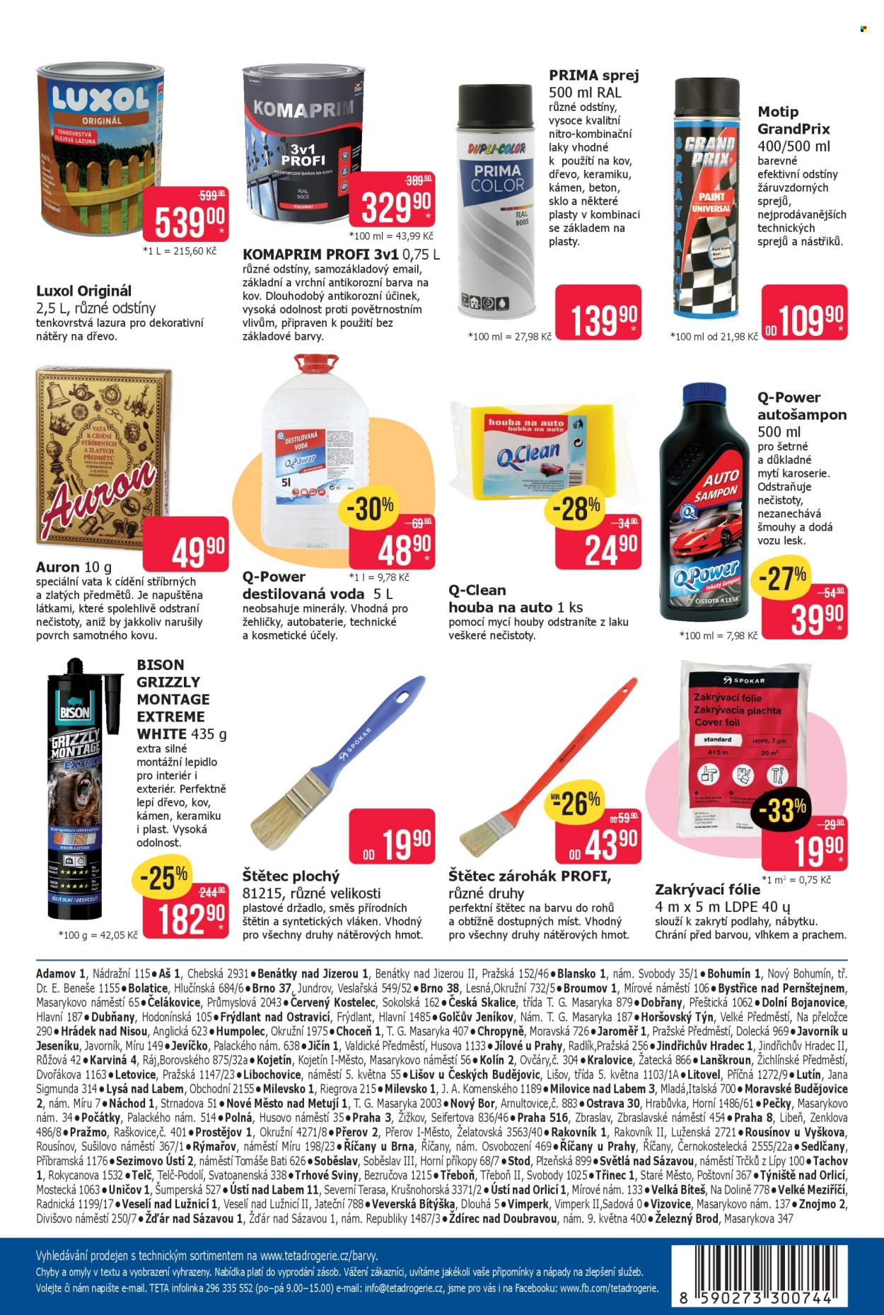 Leták Teta drogerie - 7. 5. 2025 - 3. 6. 2025. 