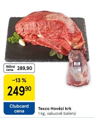 Tesco Hovězí krk