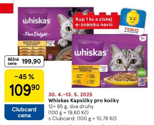 Whiskas kapsičky pro kočky