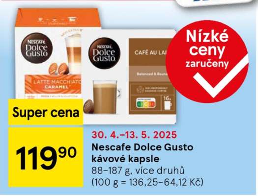 Nescafé Dolce Gusto kávové kapsle