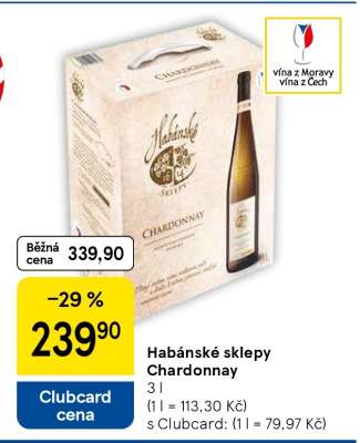 Habánské sklepy Chardonnay