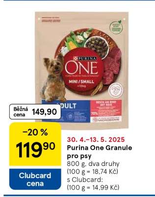 PURINA ONE Granule pro psy