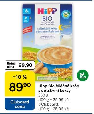 Hipp Bio Mléčná kaše s dětskými keksy