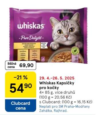 Whiskas kapsičky pro kočky