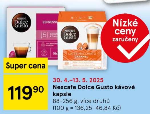 Nescafé Dolce Gusto kávové kapsle