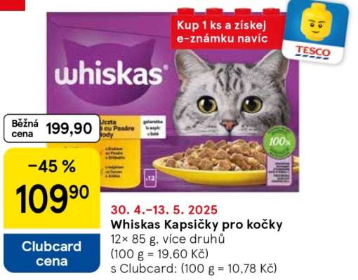 Whiskas kapsičky pro kočky
