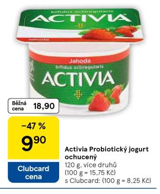 Activia Probiotický jogurt ochucený