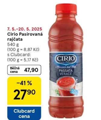 Cirio Pasírovaná rajčata