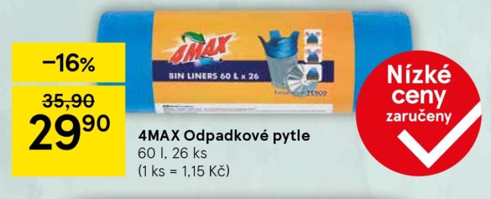 4MAX Odpadkové pytle