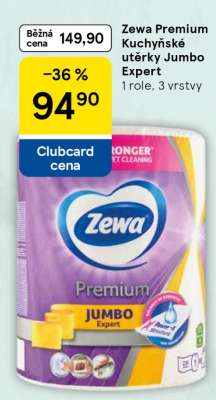 Zewa Premium Kuchyňské utěrky Jumbo Expert