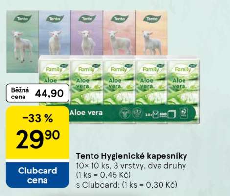 Tento Hygienické kapesníky