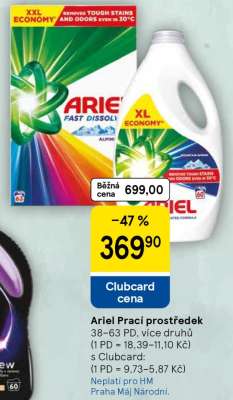 Ariel prací prostředek