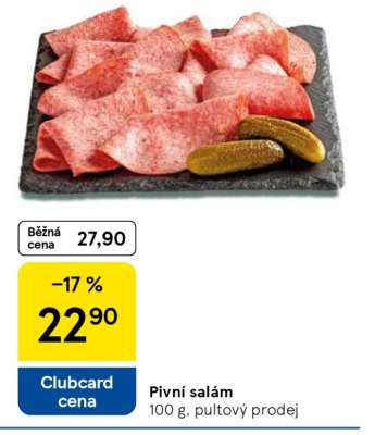 Pivní salám