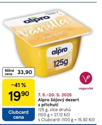 ALPRO sójový dezert s příchutí