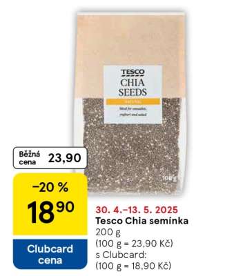 Tesco Chia semínka