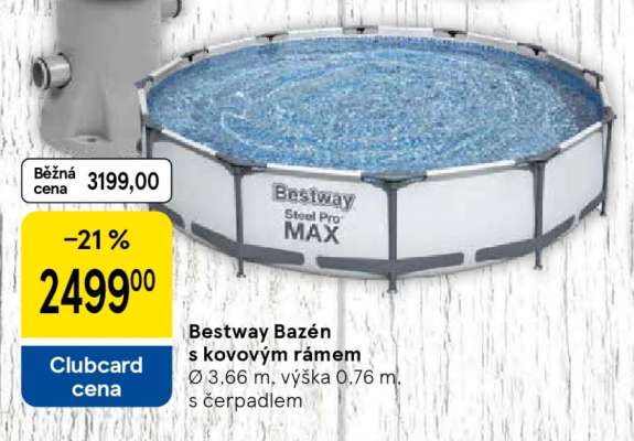 Bestway Bazén s kovovým rámem
