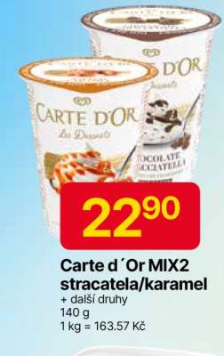 Carte d´Or MIX2 stracatela/karamel