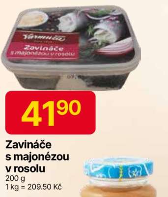 Zavináče s majonézou v rosolu