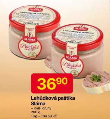 Lahůdková paštika Sláma