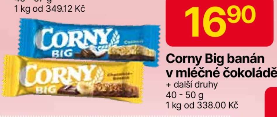 Corny Big banán v mléčné čokoládě