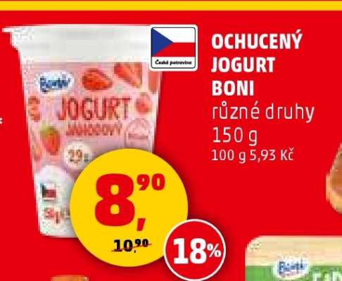 OCHUCENÝ JOGURT BONI