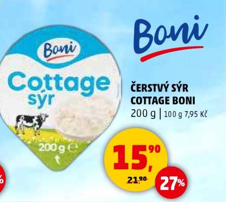 ČERSTVÝ SÝR COTTAGE BONI