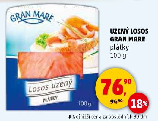 UZENÝ LOSOS GRAN MARE plátky 100 g