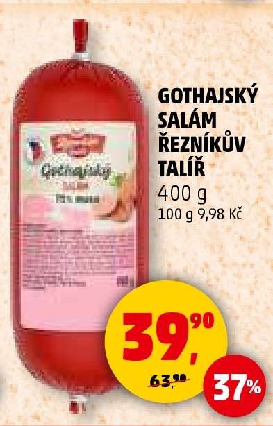 GOTHAJSKÝ SALÁM ŘEZNÍKŮV TALÍŘ