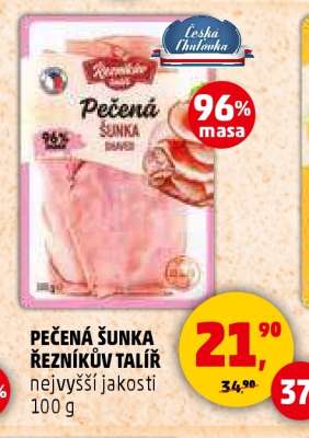 Pečená šunka Řezníkův talíř