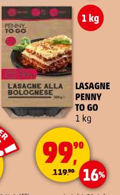 LASAGNE PENNY TO GO