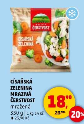 CÍSAŘSKÁ ZELENINA MRAZIVÁ ČERSTVOST
