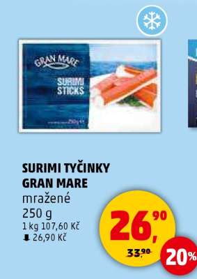SURIMI TYČINKY GRAN MARE