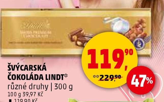 Švýcarská čokoláda Lindt