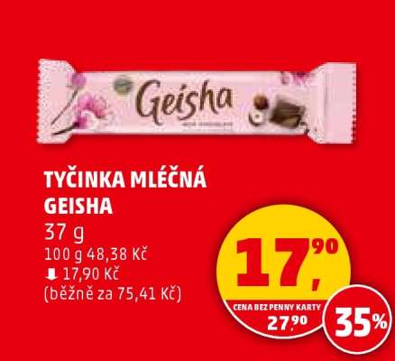 TYČINKA MLÉČNÁ GEISHA*