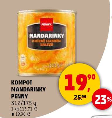 KOMPOT MANDARINKY PENNY