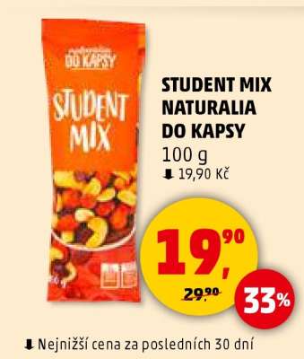 STUDENT MIX NATURALIA DO KAPSY