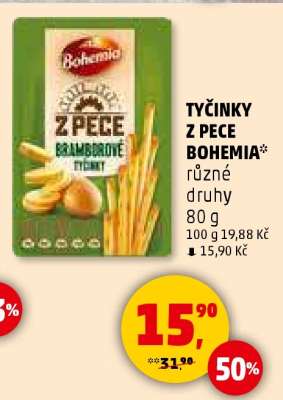 TYČINKY Z PECE Bohemia *
