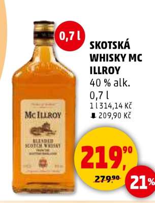 SKOTSKÁ WHISKY MC ILLROY