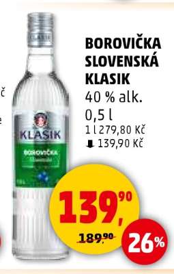 BOROVIČKA SLOVENSKÁ KLASIK