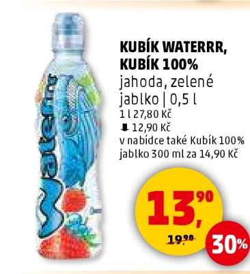 KUBÍK WATERRR, KUBÍK 100%