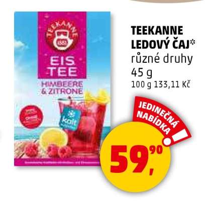 Teekanne ledový čaj