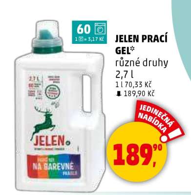 Jelen prací gel