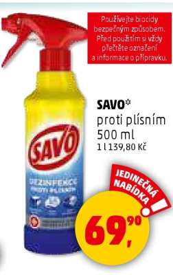 Savo proti plísním 500 ml